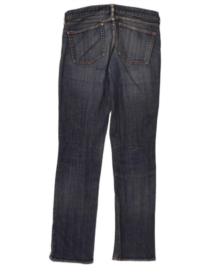 J. Crew Jeans feminino Matchstick Slim W28 L32 algodão azul marinho