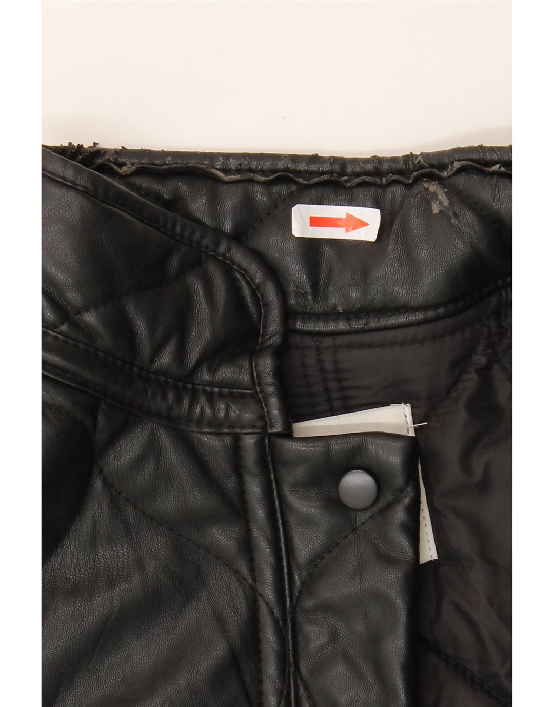 Jaqueta acolchoada superdimensionada feminina Zara UK 10 poliéster preto pequeno