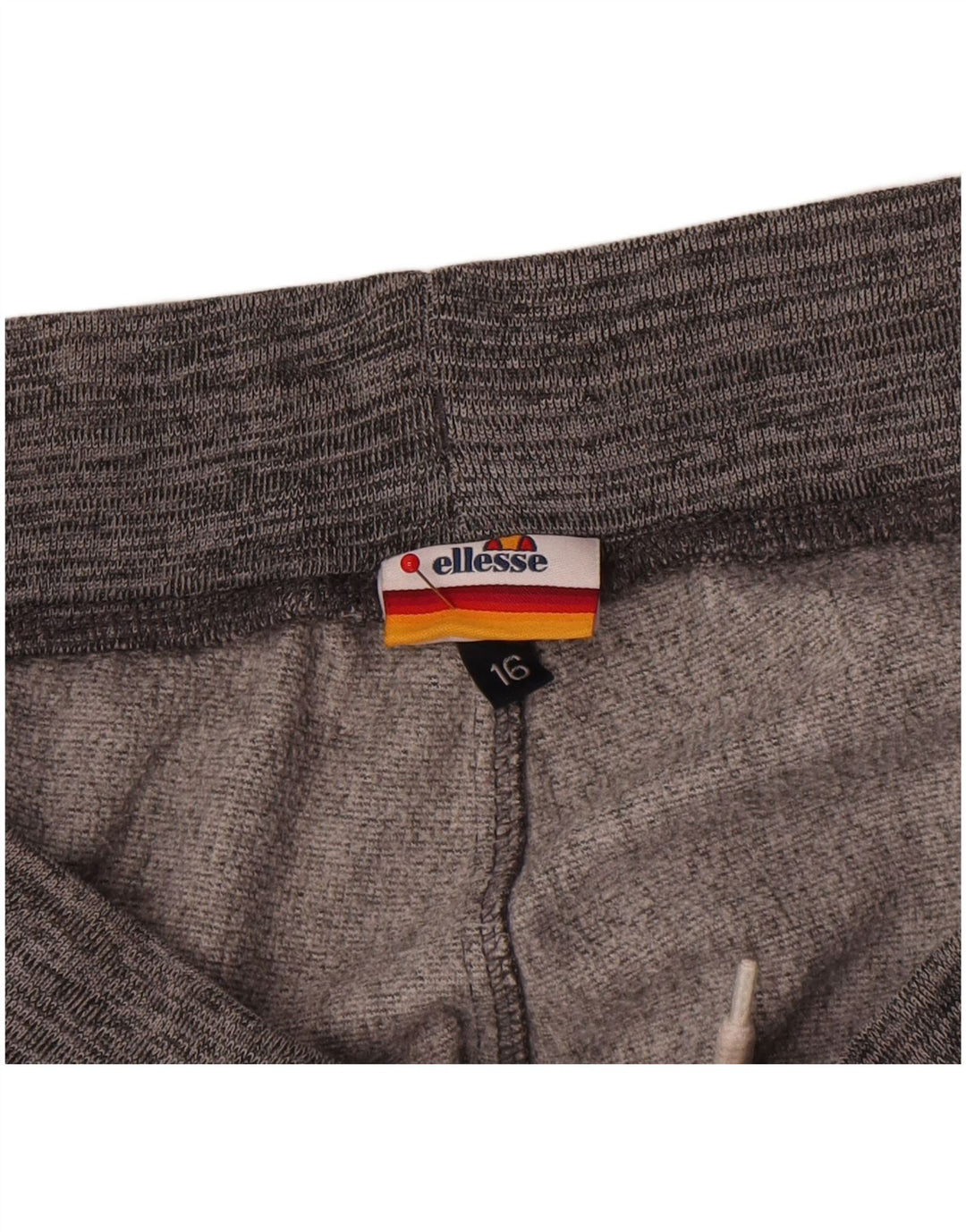 Calça de treino feminina Ellesse Joggers UK 16 grande poliéster cinza