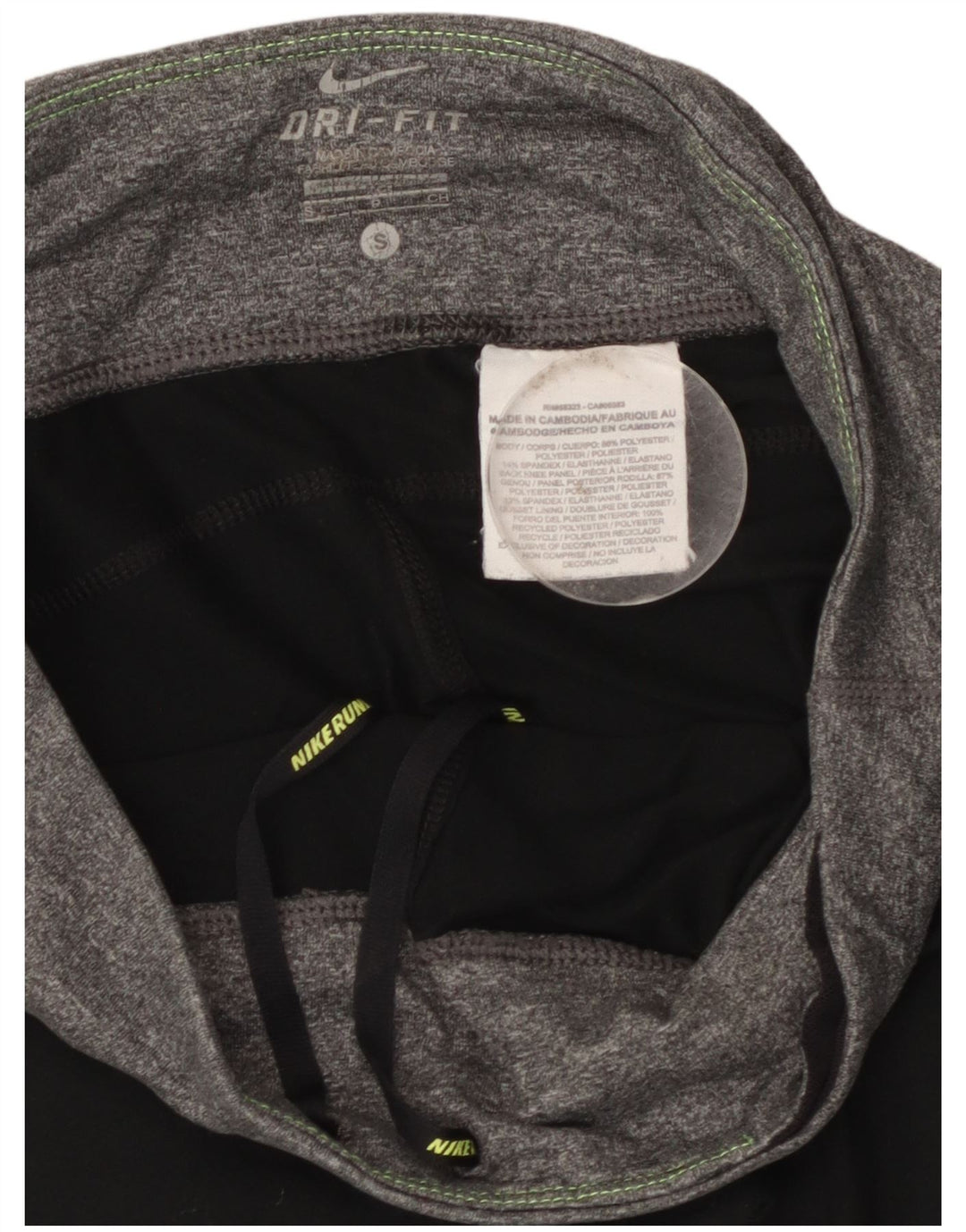 Calça legging feminina Nike Dri Fit Capri UK 10 pequena preta