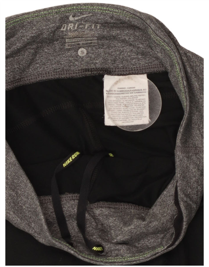 Calça legging feminina Nike Dri Fit Capri UK 10 pequena preta