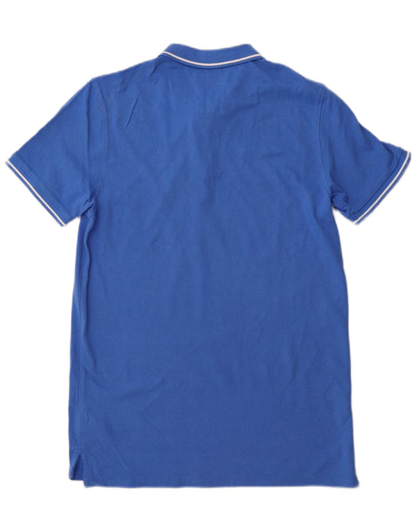 Camisa polo masculina LEE Regular Fit algodão azul médio