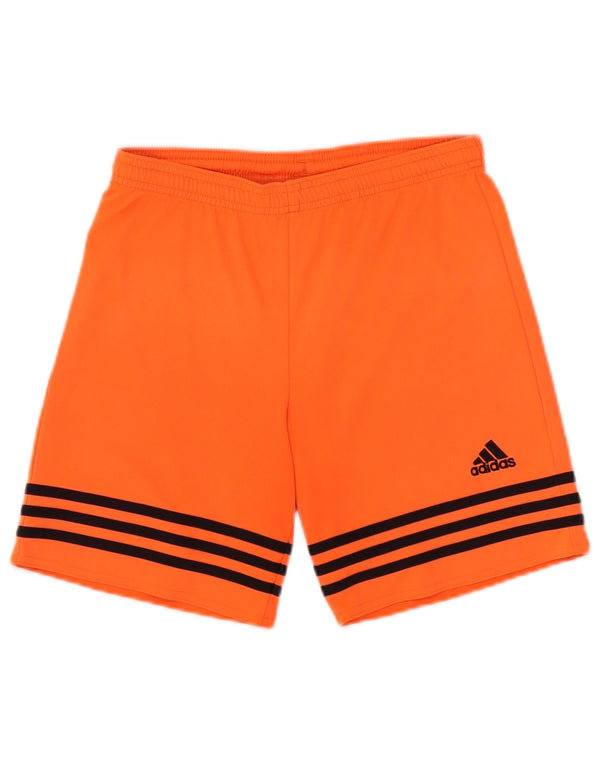 Adidas Meninas Climalite Sport Shorts 11-12 Anos Grande Laranja Poliéster