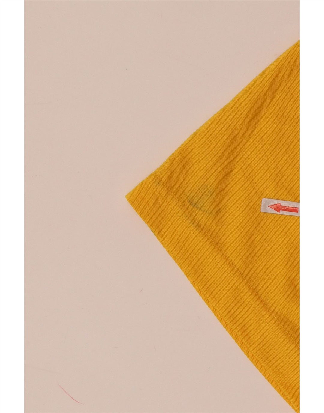 ADIDAS Camiseta masculina gráfica top pequeno amarelo colorblock poliéster