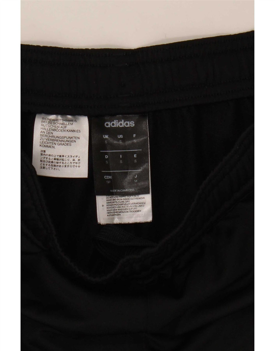 Calça Adidas Mens Climalite Treino Pequeno Poliéster Preto