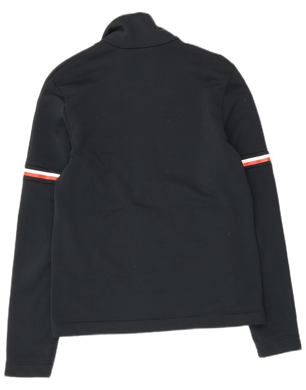 Tommy Hilfiger Womens Tracksuit Top Jacket UK 10 Small Navy Blue Polyester