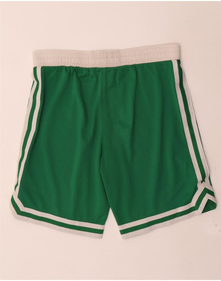 Adidas Mens Boston Celtics Sport Shorts Pequeno Verde Poliéster