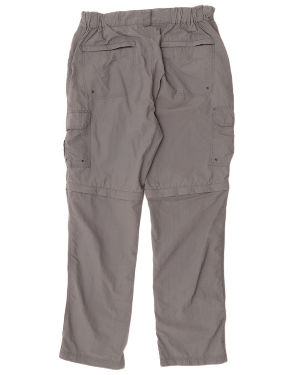 Calça cargo reta masculina Mountain Warehouse W34 L31 cinza nylon