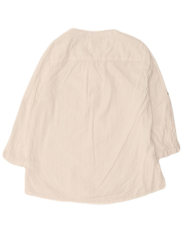 Túnica feminina de manga 3/4 Mountain Warehouse Reino Unido 14 grande algodão branco