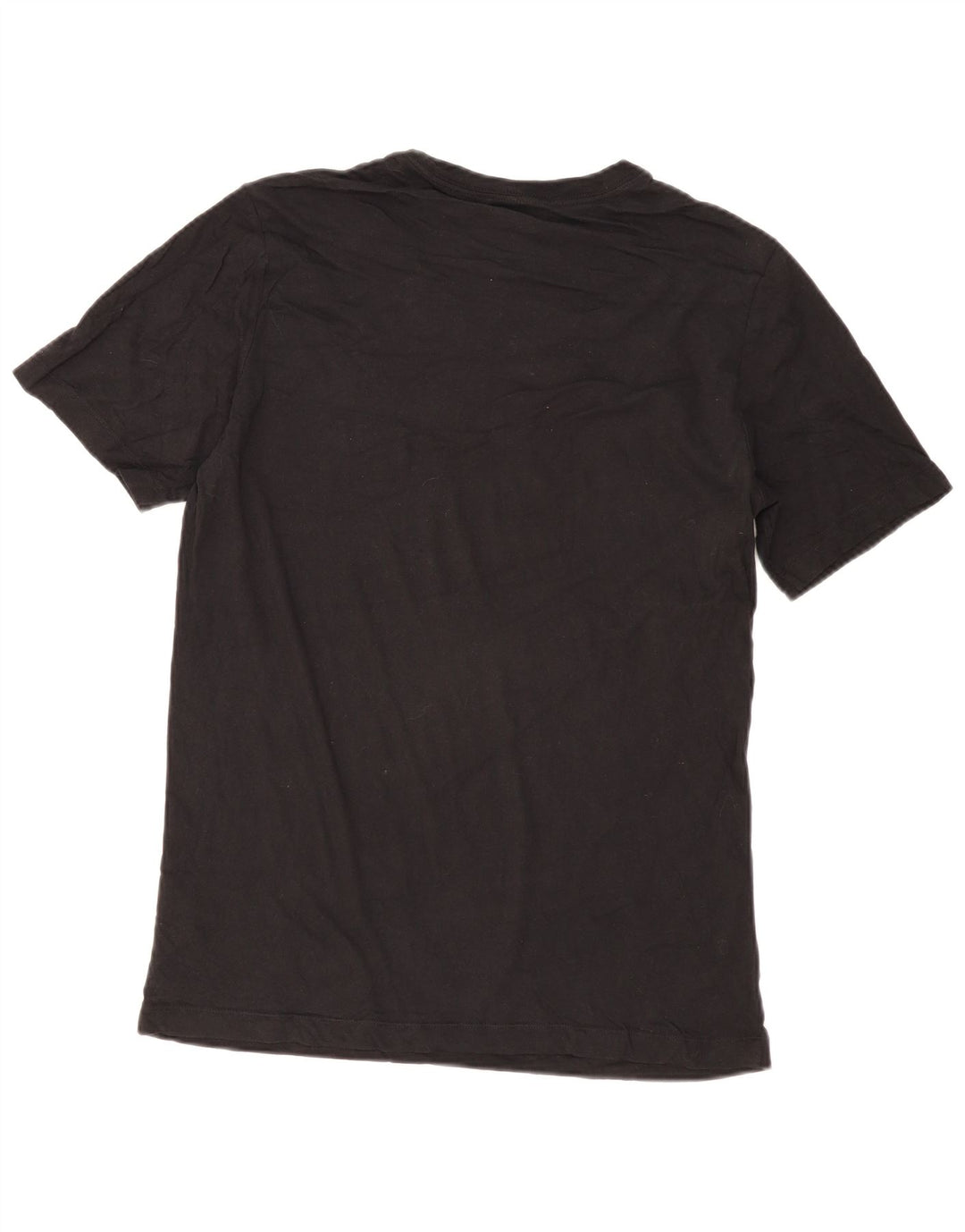 Nike Mens Camiseta Top Médio Algodão Preto