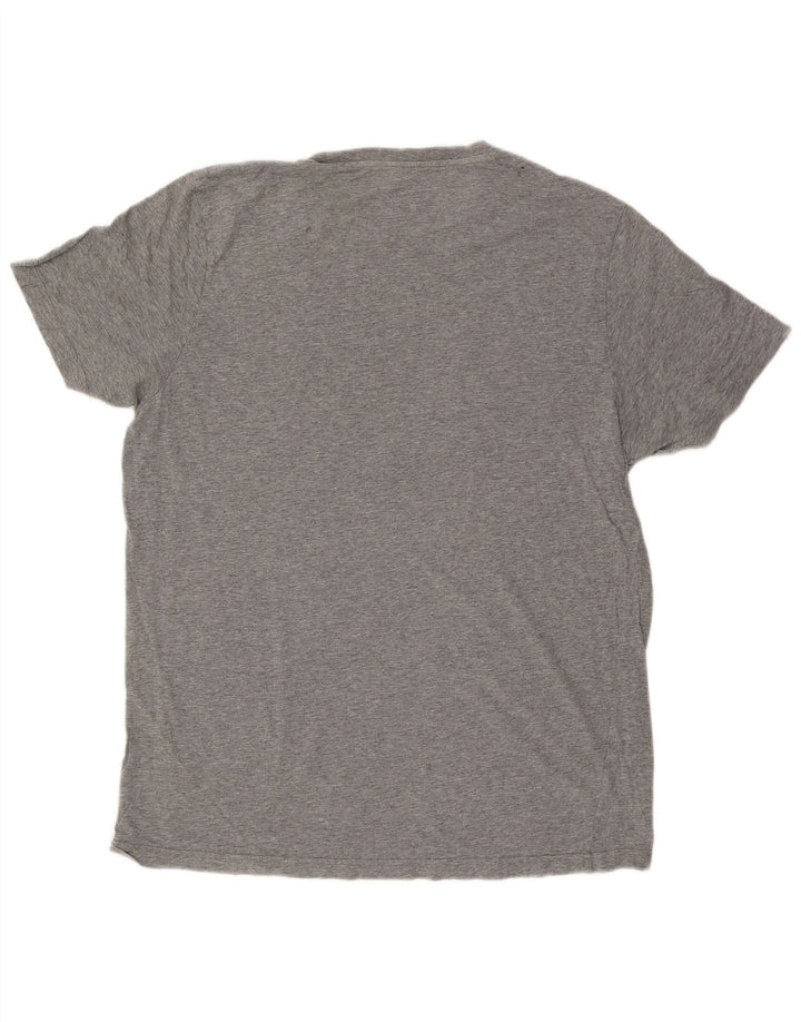 Camiseta masculina Puma Graphic 2XL cinza manchada