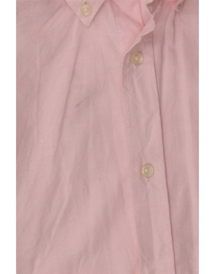 Camisa masculina casual Massimo Dutti grande rosa