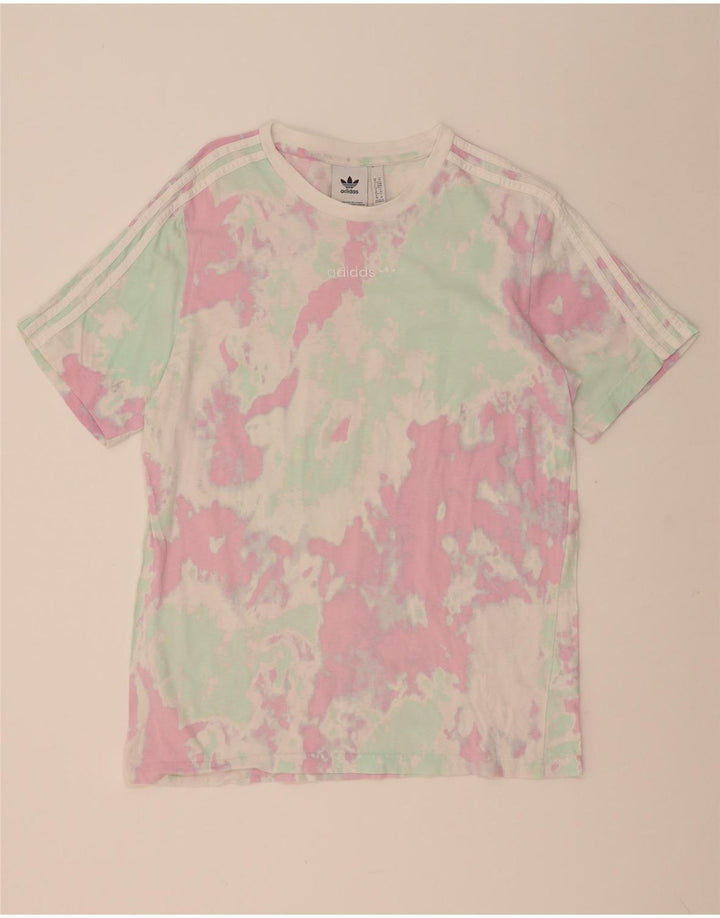 Adidas Camiseta Masculina Top Médio Multicolorido Tie Dye Algodão