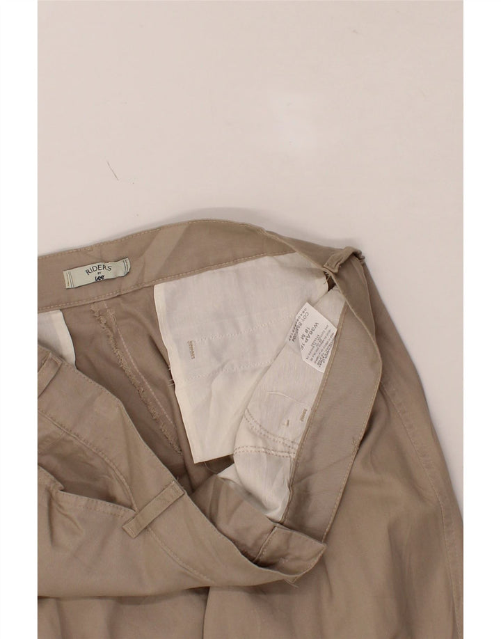 LEE Womens Straight Chino Trousers US 18 2XL W38 L32 Beige Cotton Vintage Lee and Second-Hand Lee from Messina Hembry 