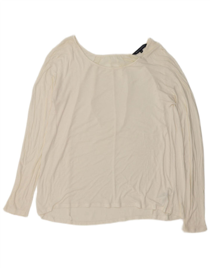 Blusa feminina oversized FRENCH CONNECTION UK 14 Médio Off White