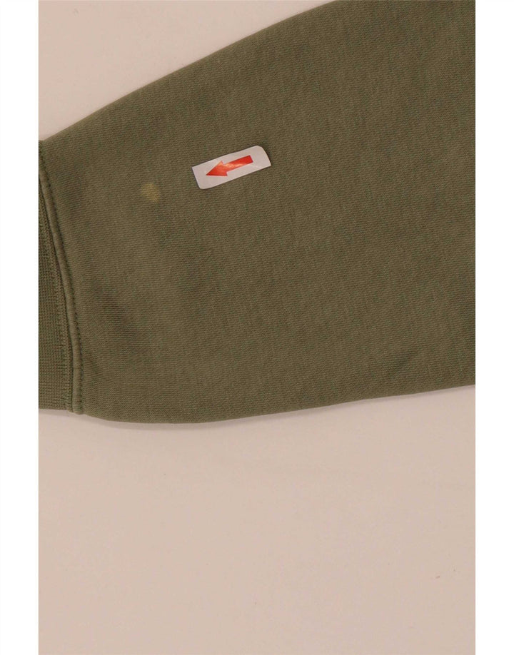Nike moletom masculino jumper médio verde algodão esportivo