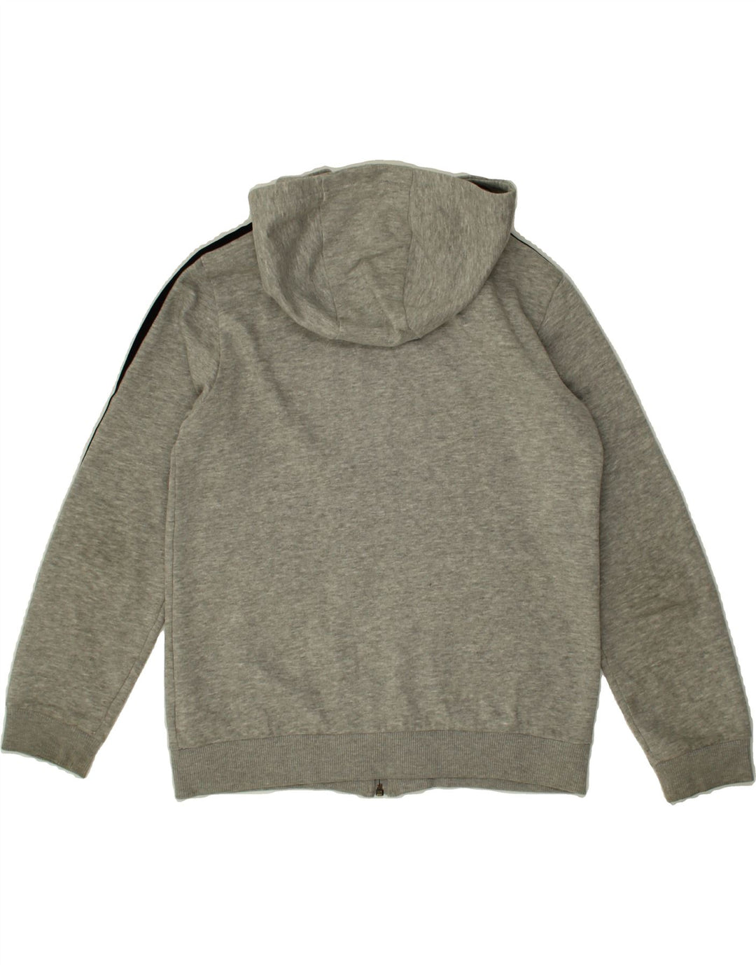 ADIDAS Boys Zip Hoodie Sweater 11-12 Years Grey Cotton Vintage Adidas and Second-Hand Adidas from Messina Hembry 
