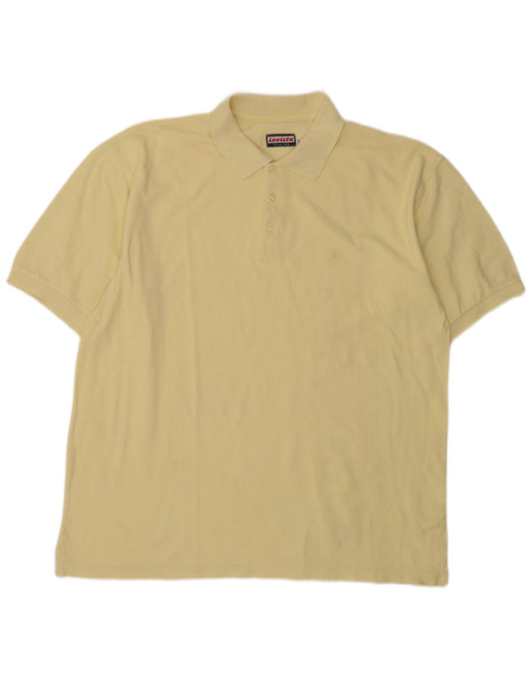 Camisa polo masculina Invicta 2XL algodão amarelo