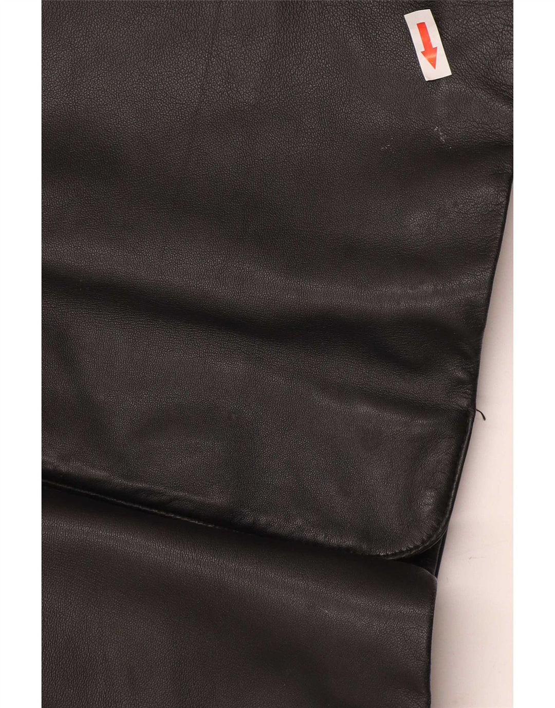 Jaqueta de couro masculina vintage EU 56 XL preta