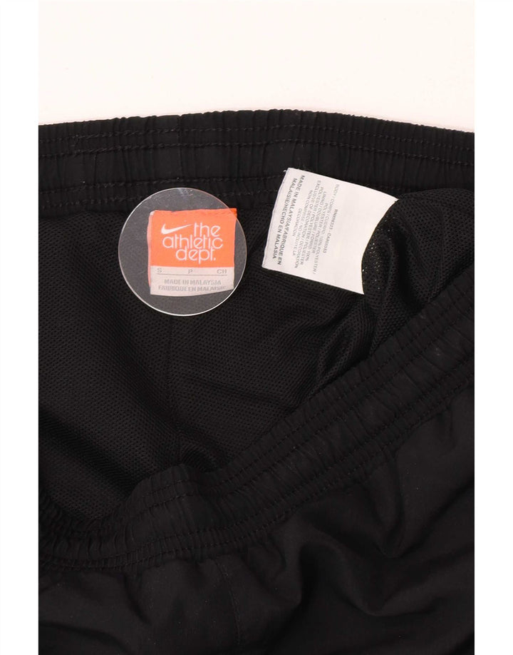 Calça de treino feminina Nike UK 10 pequena preta poliéster