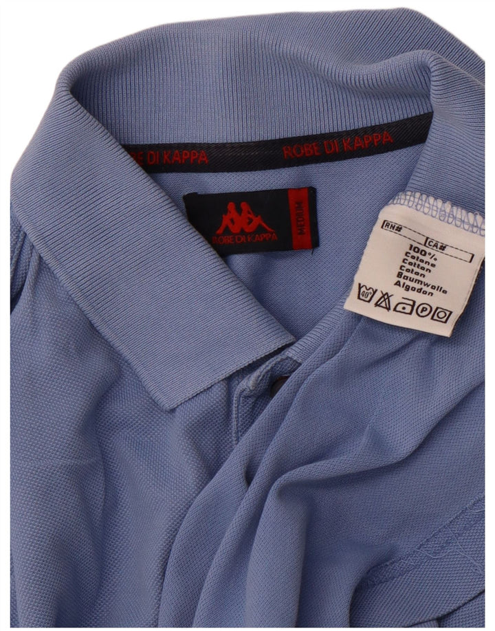 Camisa polo masculina KAPPA algodão azul médio