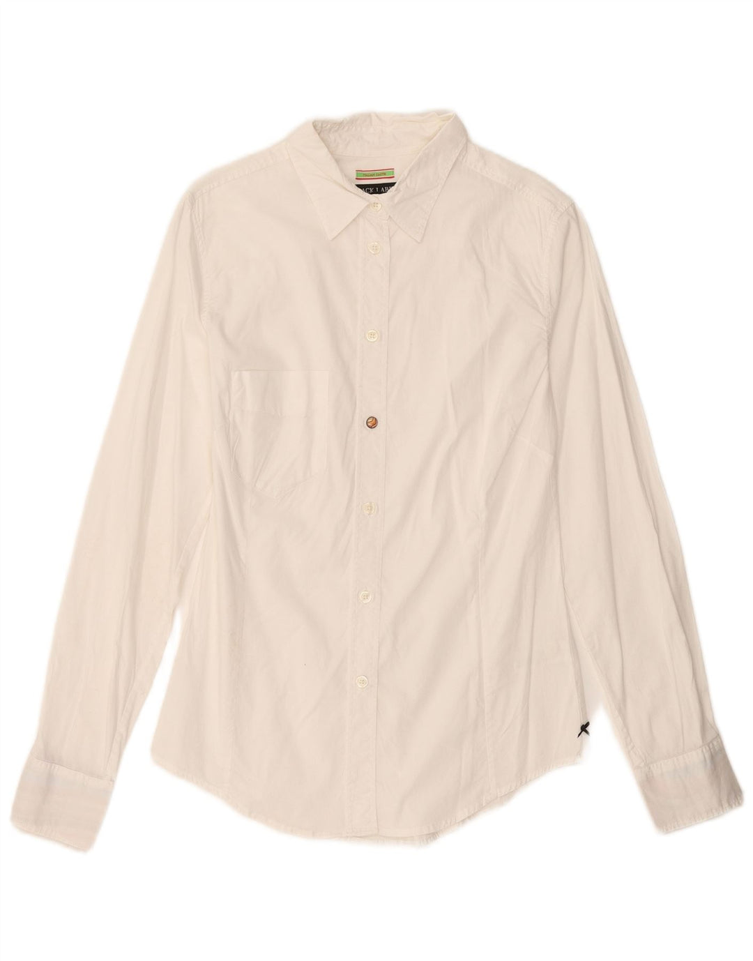 Camisa feminina PAUL SMITH BLACK LABEL IT 40 algodão branco pequeno