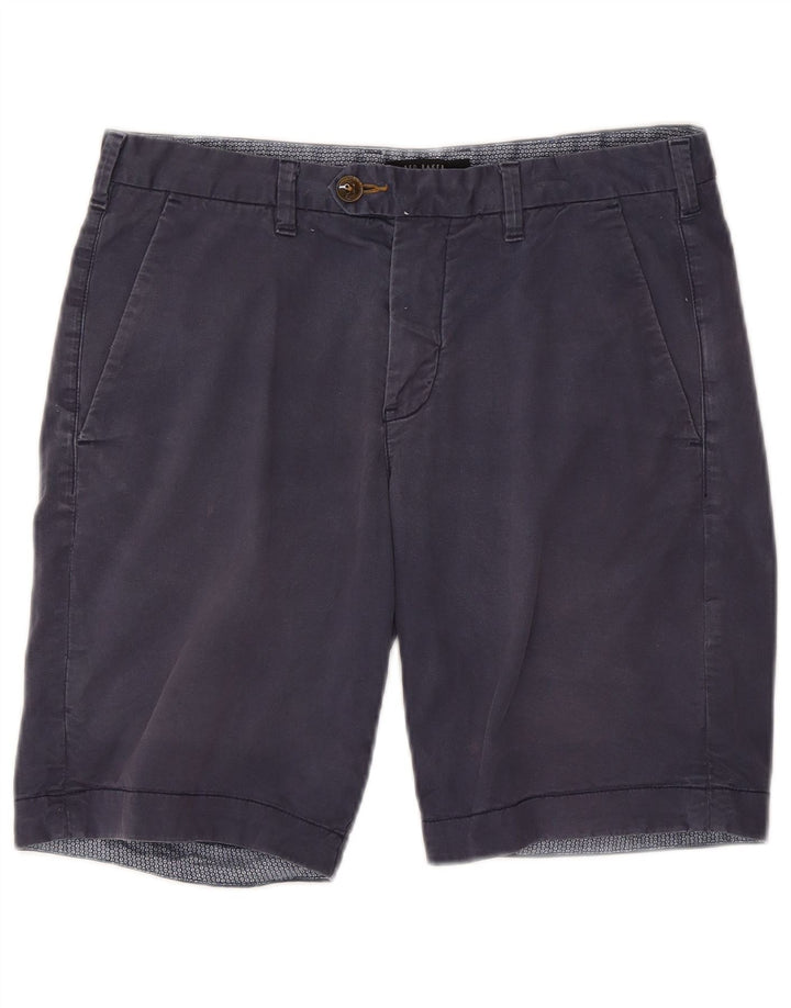 Shorts Chino Masculino Ted Baker W32 Médio Algodão Azul Marinho