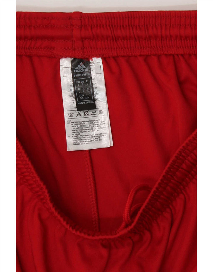 Adidas Mens Aeroready Sport Shorts Grande Poliéster Vermelho