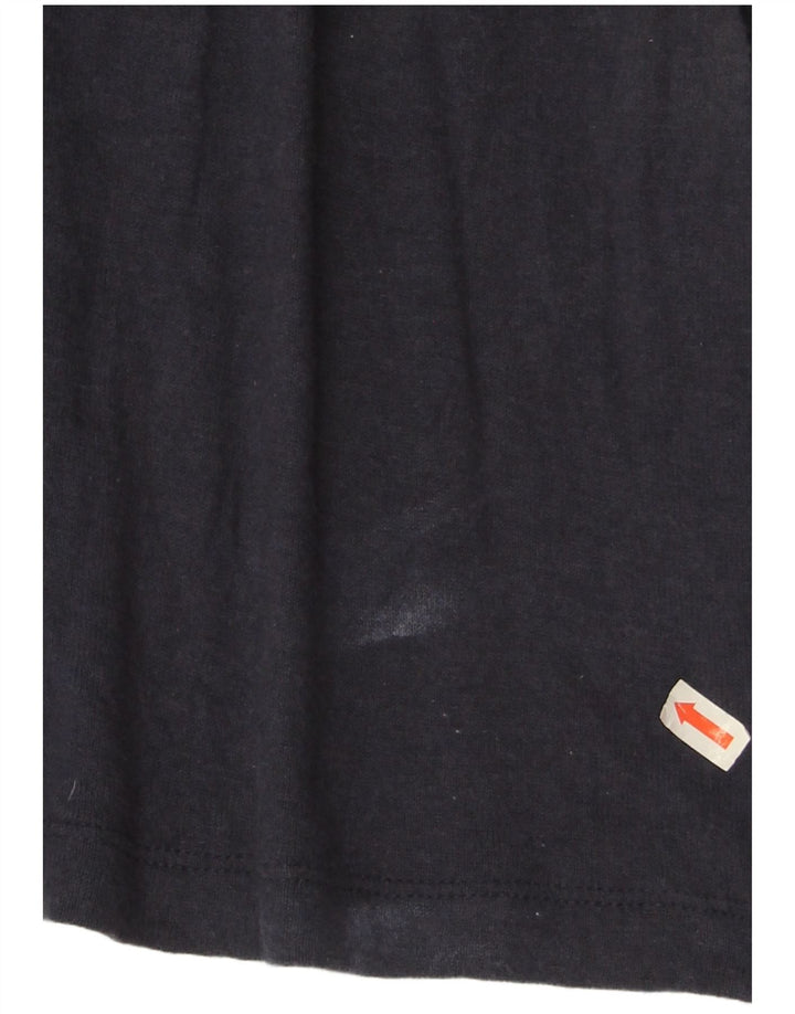 J. Crew Top masculino de manga comprida XL azul marinho algodão