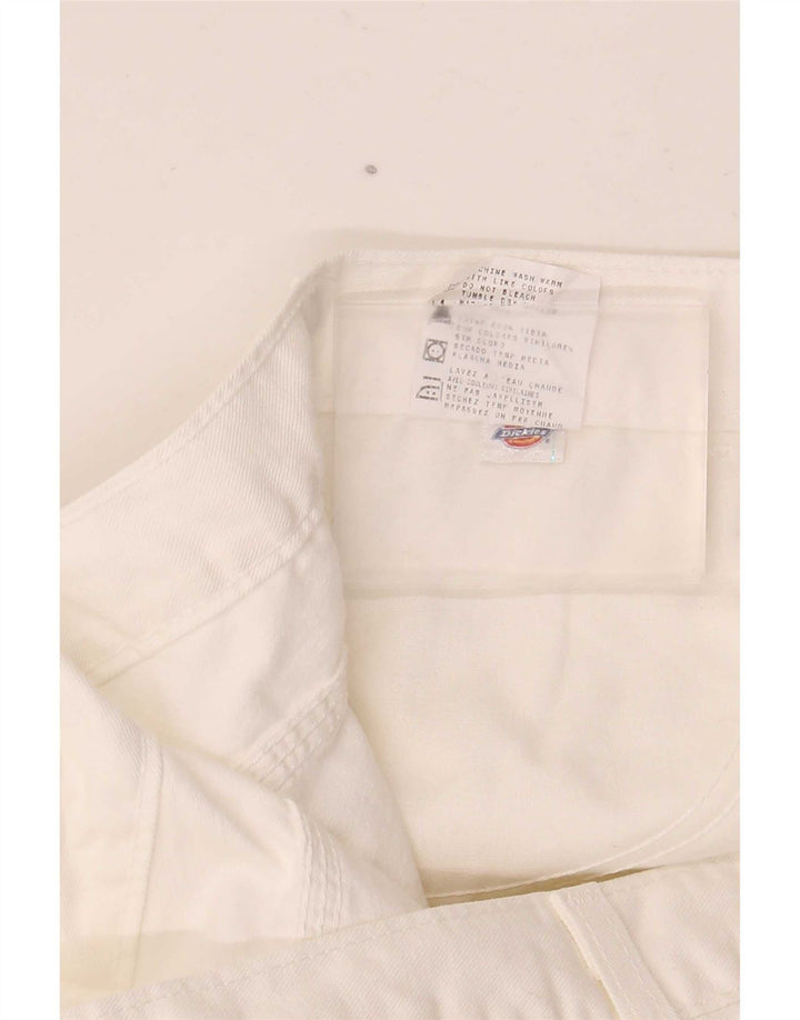 Shorts cargo masculino Dickies com ajuste relaxado W40 XL algodão branco