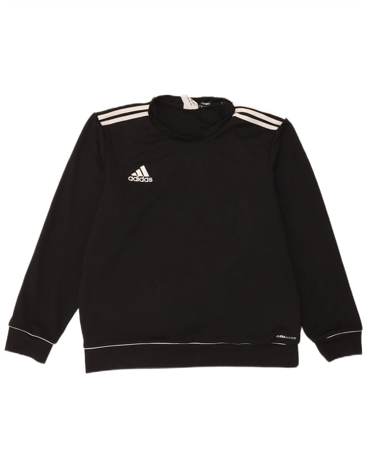Adidas Mens Climawarm Moletom Jumper UK 42/44 Grande Poliéster Preto