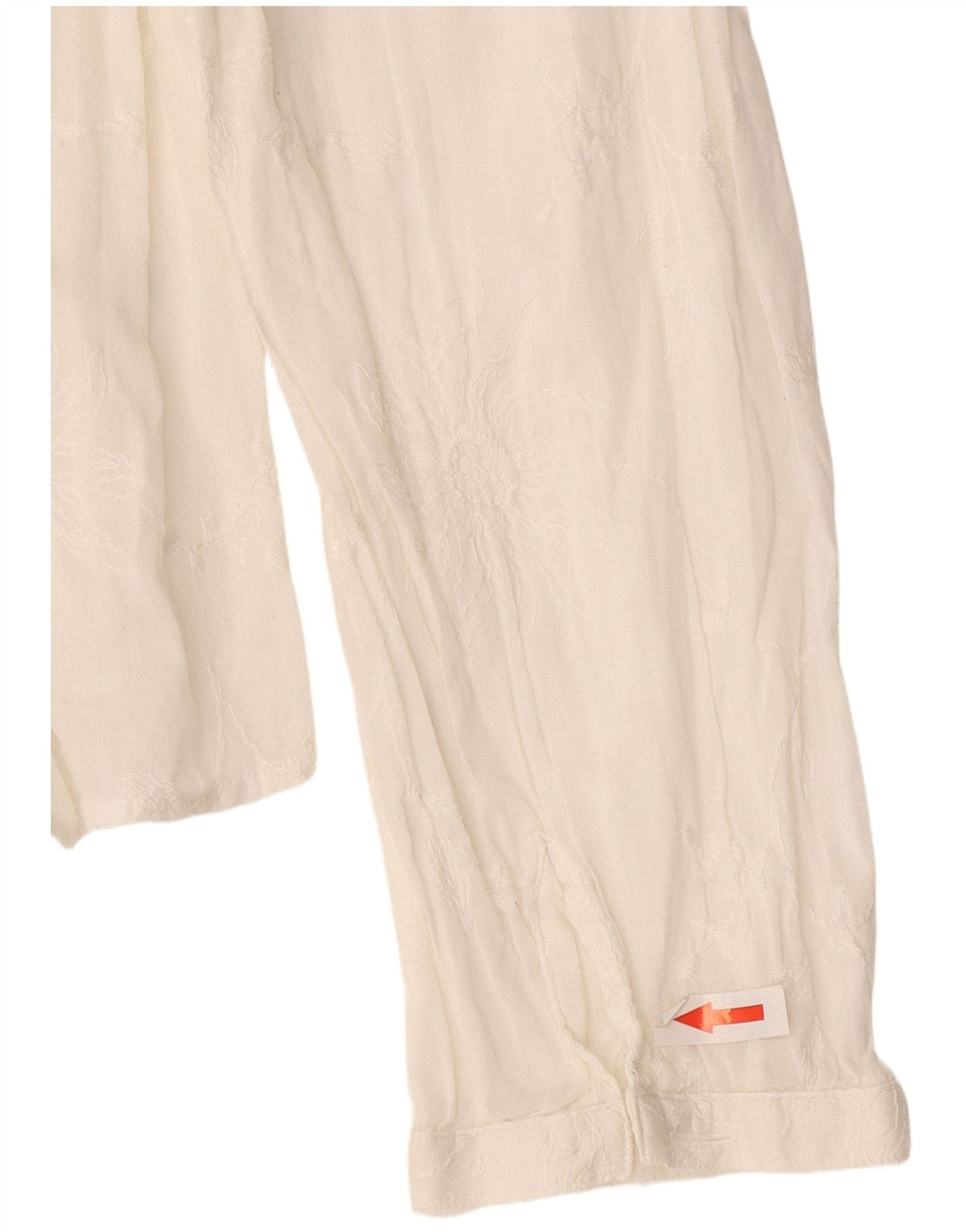 Camisa feminina Massimo Dutti EU 44 XL branco floral