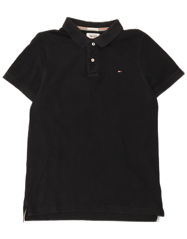 Camisa polo masculina Tommy Hilfiger XL algodão preto