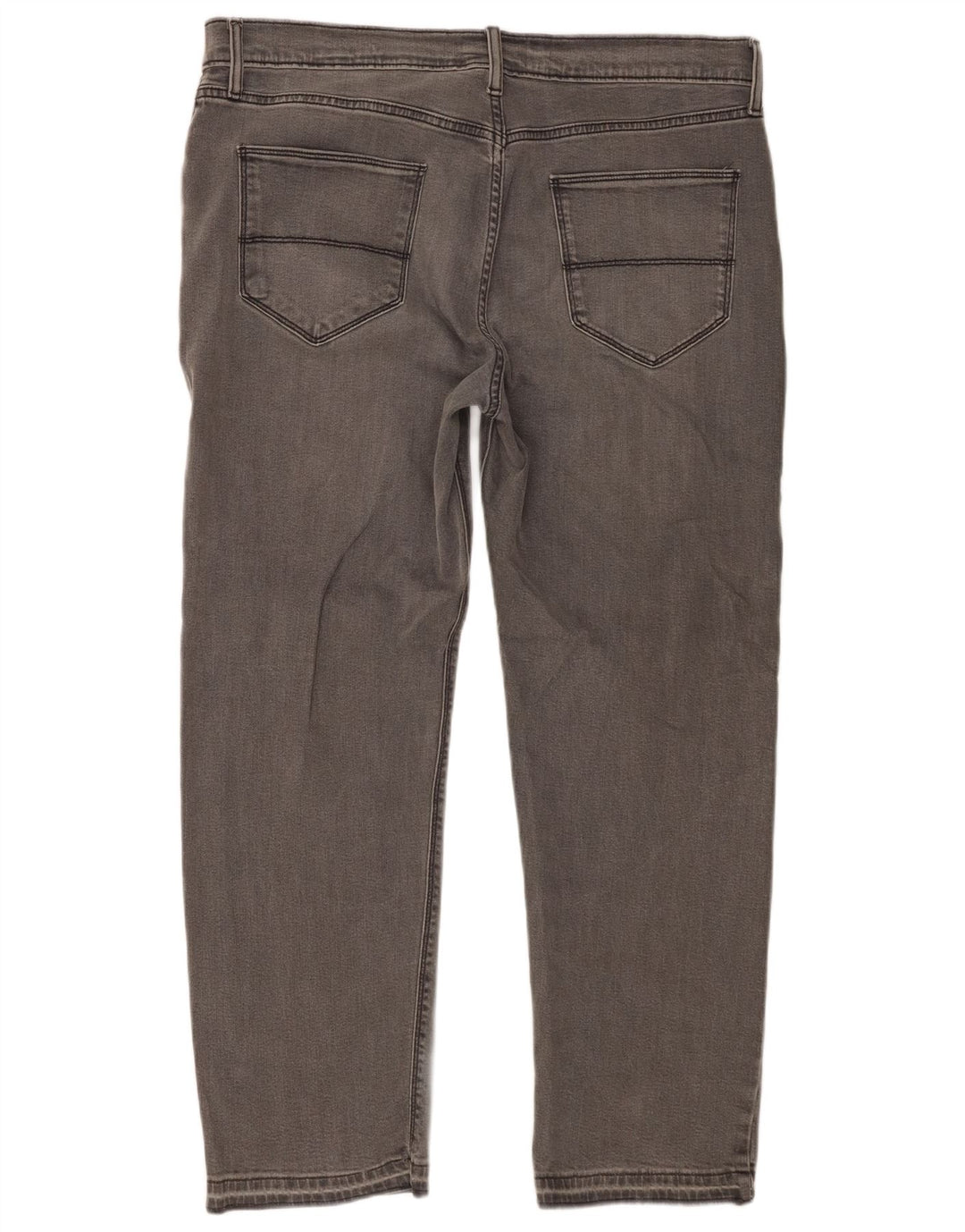 Jeans retos masculinos Marks & Spencer W36 L29 algodão cinza