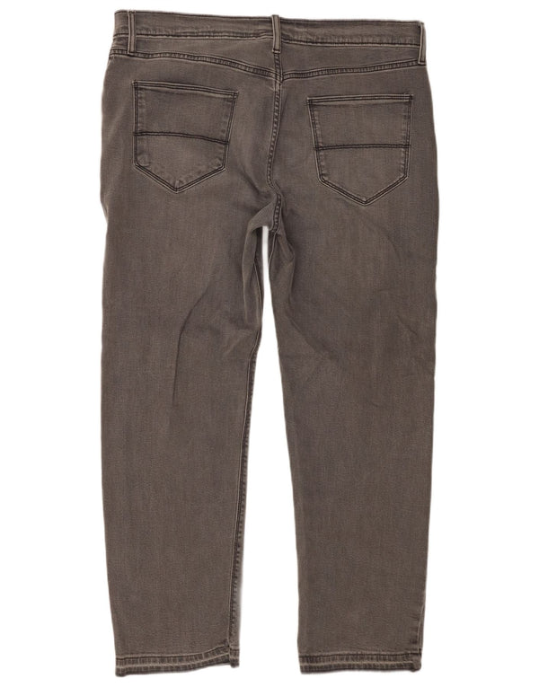 Jeans retos masculinos Marks & Spencer W36 L29 algodão cinza