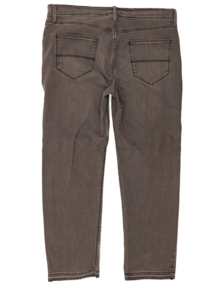 Jeans retos masculinos Marks & Spencer W36 L29 algodão cinza
