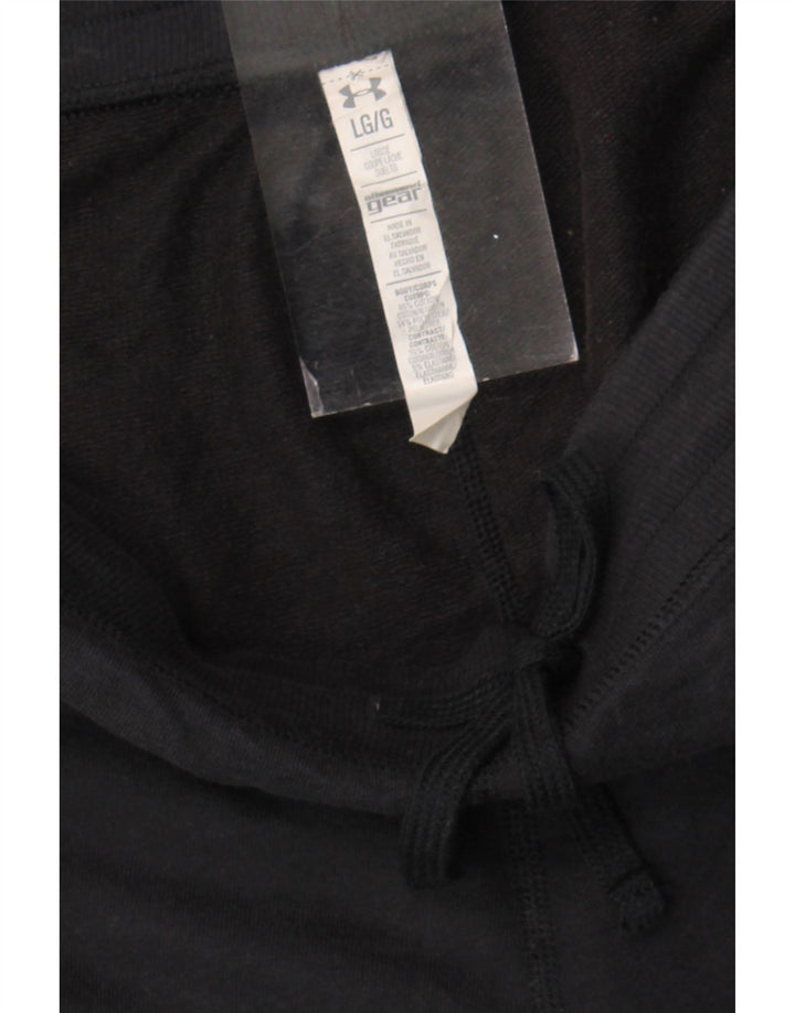 Calça de treino masculina UNDER ARMOUR de algodão azul marinho grande