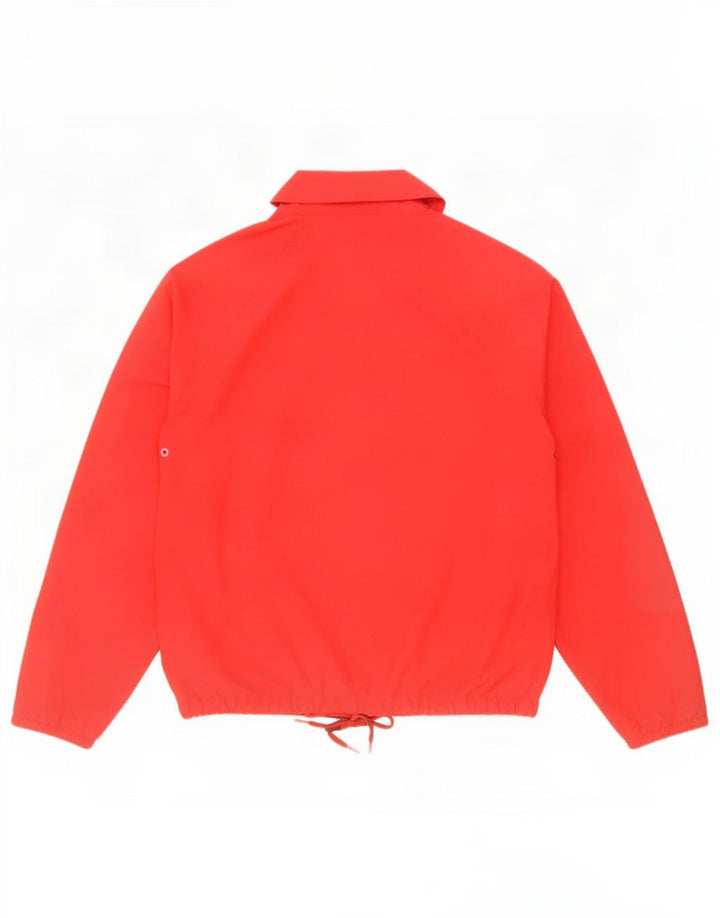 Jaqueta de chuva masculina Sisley UK 38 poliamida vermelha média