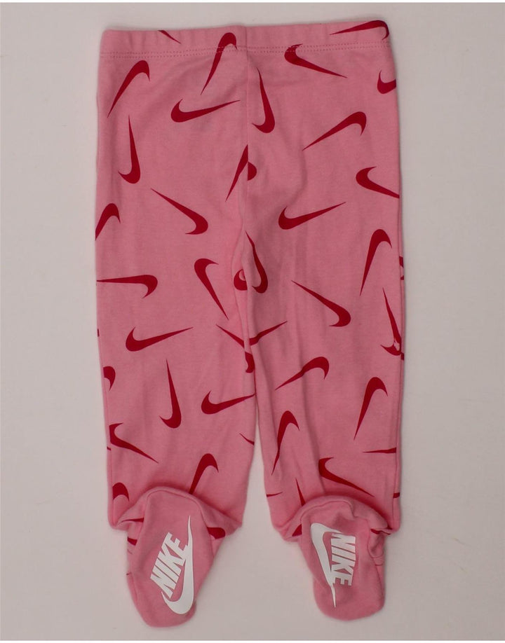 NIKE Baby Girls Graphic Tracksuit Trousers 3-6 Months  Pink Vintage Nike and Second-Hand Nike from Messina Hembry 