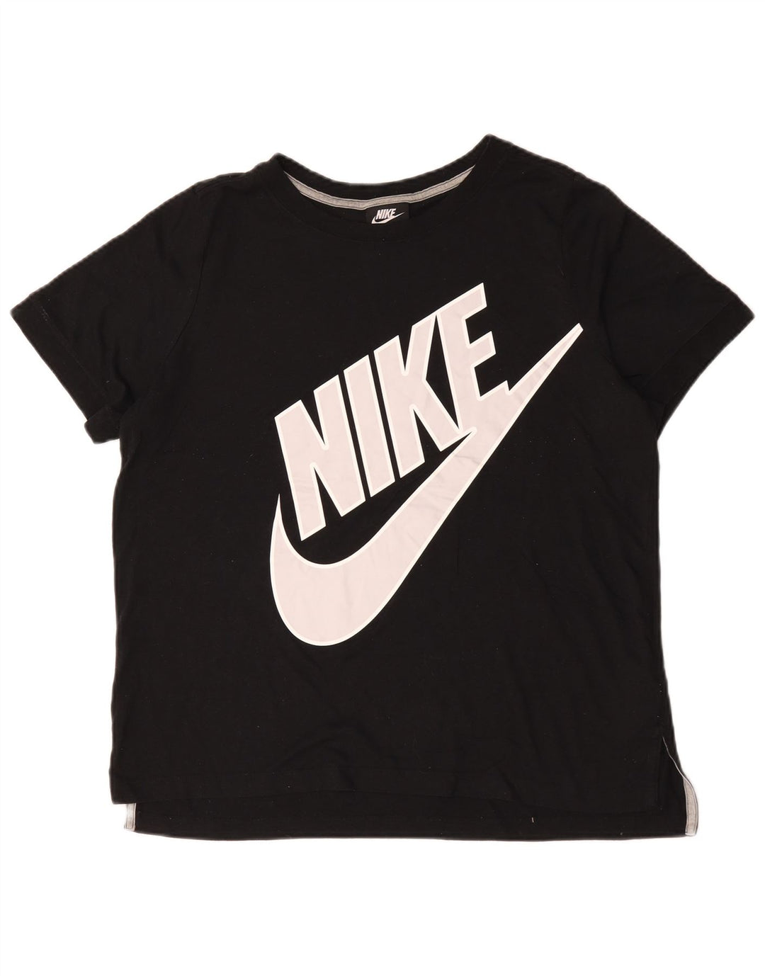 Camiseta gráfica masculina Nike grande algodão preto