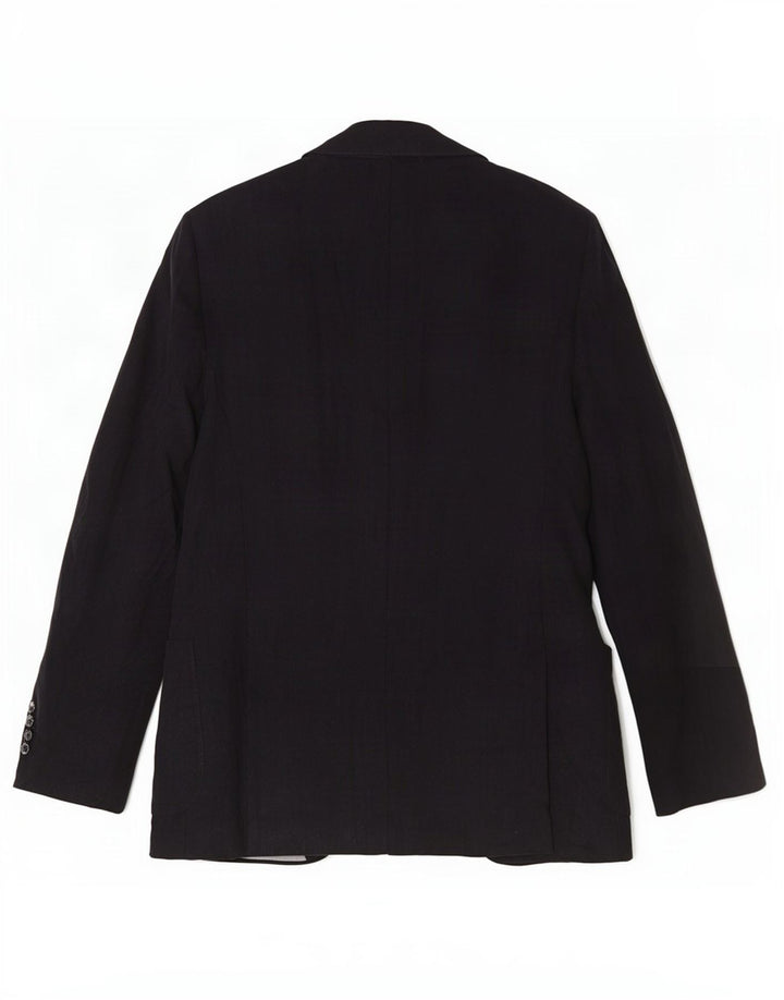 Jaqueta blazer masculina de 2 botões Henry Cottons IT 50 grande algodão azul marinho
