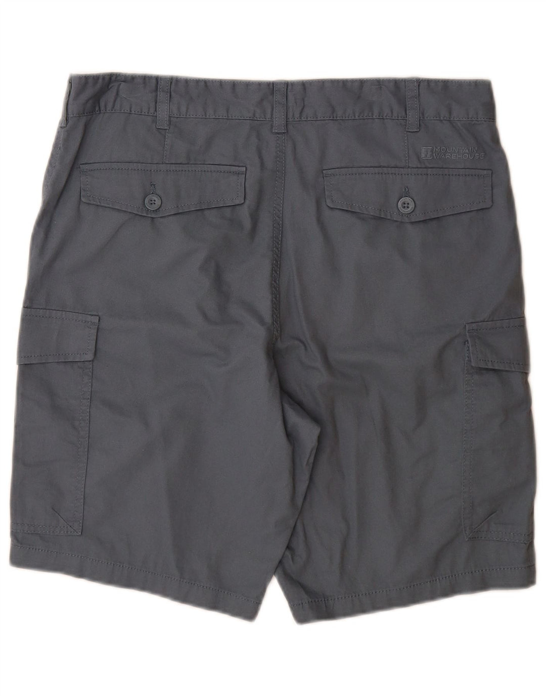Shorts cargo masculino Mountain Warehouse W34 grande algodão azul marinho