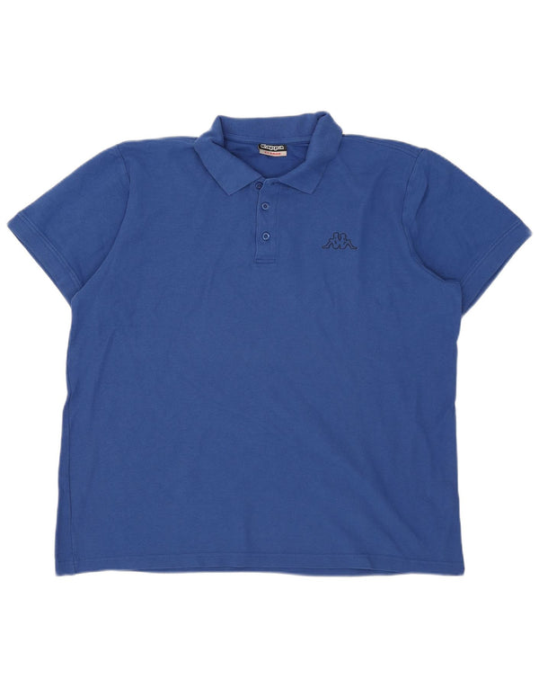 Camisa polo masculina Kappa XL algodão azul
