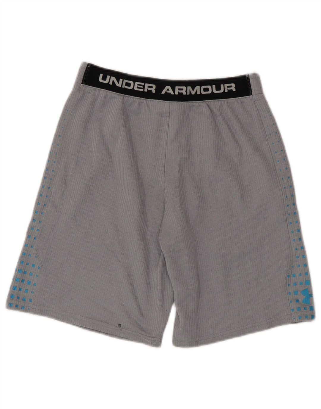 Under Armour Boys Sport Shorts 11-12 anos grande cinza colorblock poliéster