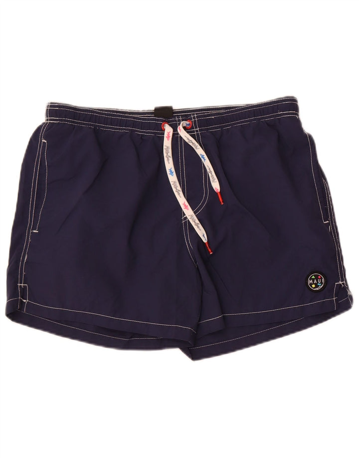 Maui and Sons Calção de banho masculino grande azul marinho