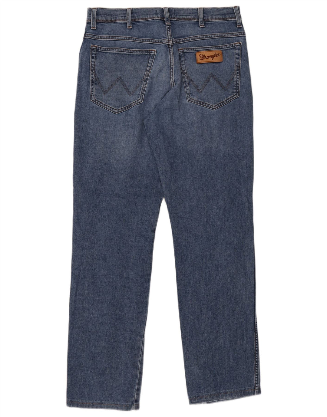 Wrangler Masculino Texas Straight Jeans W32 L31 Azul Algodão
