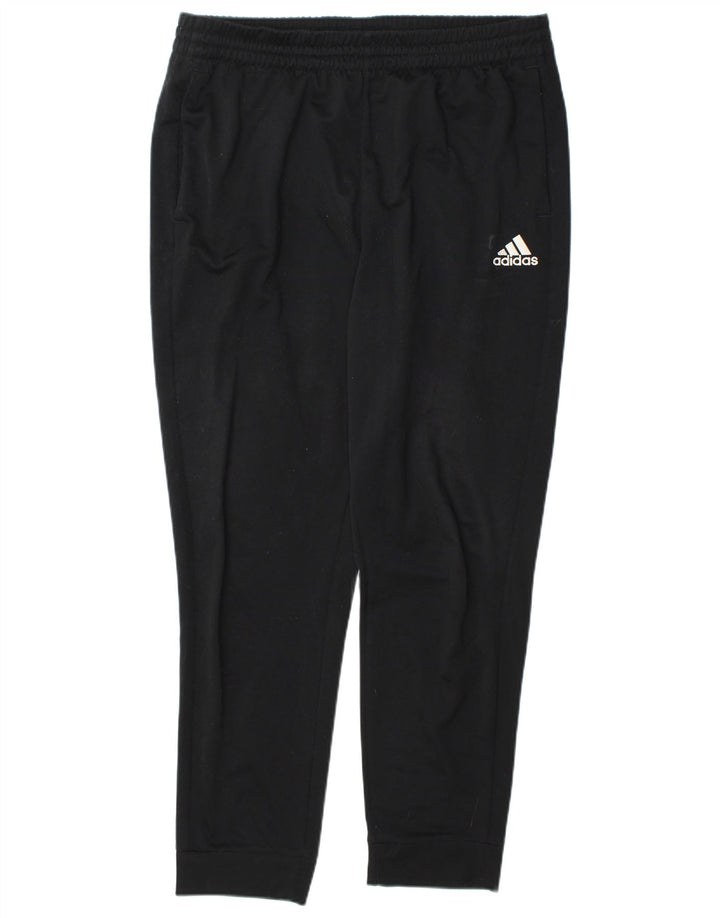 Adidas Mens Treino Calças Joggers Grande Poliéster Preto