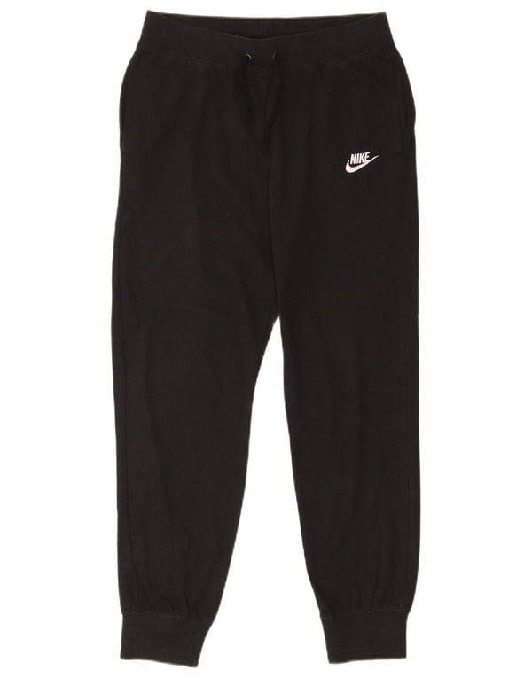 Calça de treino feminina Nike Joggers UK 10 pequeno algodão preto
