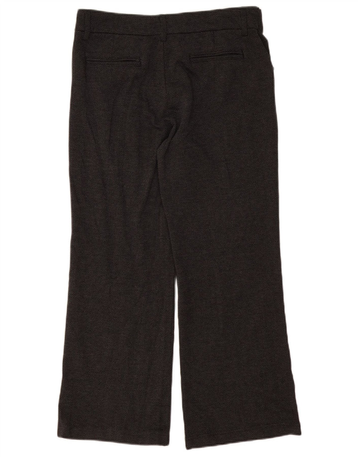 LEE Calça feminina Riders Bootcut cortada W32 L25 cinza espinha de peixe