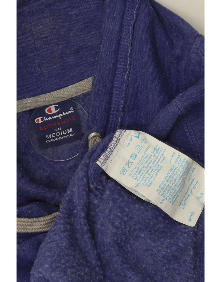 Jumper de moletom gráfico feminino Champion UK 14 algodão azul médio